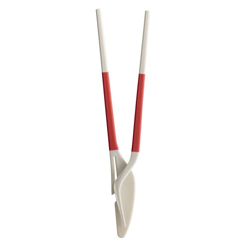 FACA+GARFO CHOPSTICKS VERMELHO TWIN ONE